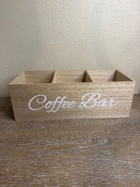 Target Bullseye Coffee Bar Wooden Storage Box